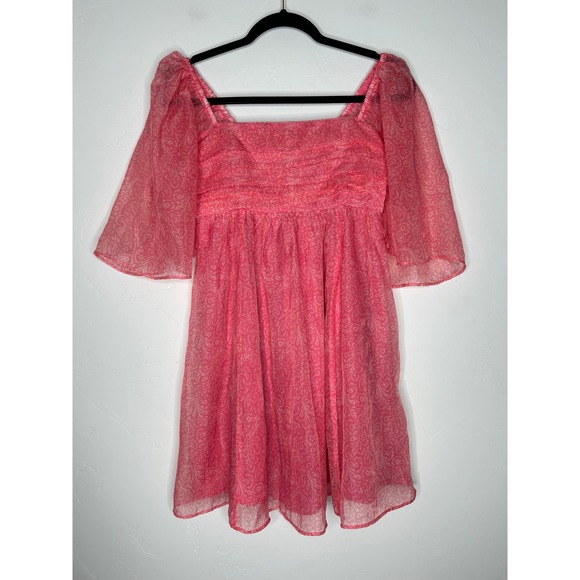 Abercrombie & Fitch Dresses & Skirts - Abercrombie & Fitch Emerson Smocked Mini Dress Flutter Sleeves Size Small Event